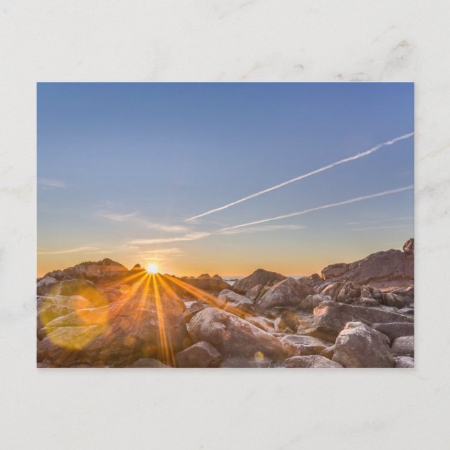 Cartão Postal Assoar O Sol Na Armação Da Praia Em Florianópolis (Frente)