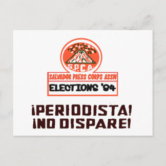 Cartão Postal Assoc. 1984 da imprensa de Salvador