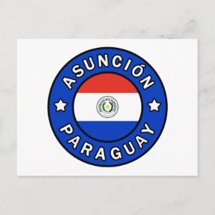 Cartão Postal Assunção Paraguai