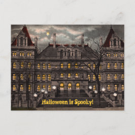Cartão postal assustador de Halloween