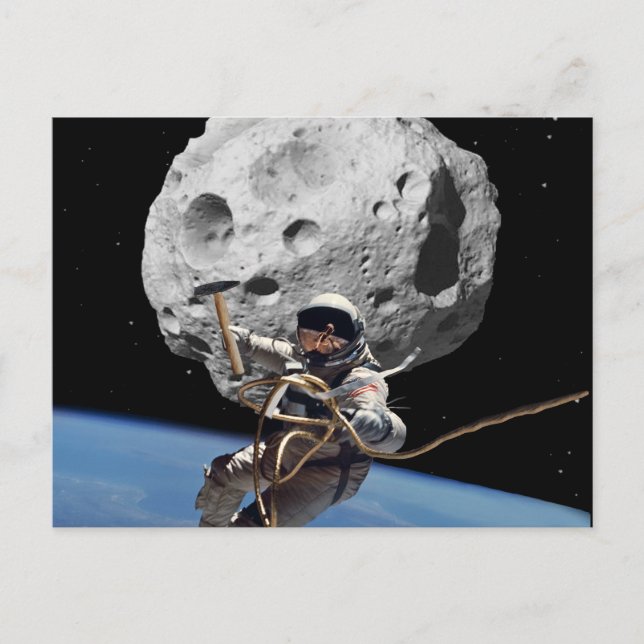 Cartão Postal Asteroide Miner (Frente)