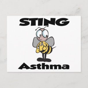 CARTÃO POSTAL ASTHMA STING