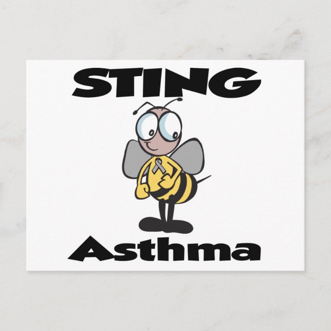 CARTÃO POSTAL ASTHMA STING (Frente)