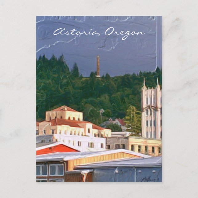 Cartão Postal Astoria Oregon (Frente)