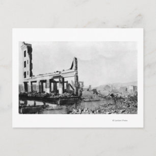 Cartão Postal Astoria, Oregon Fire View do Hotel Weinard