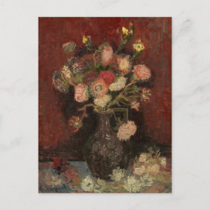 Cartão Postal Astras e Gladíolos Chineses   Vincent van Gogh