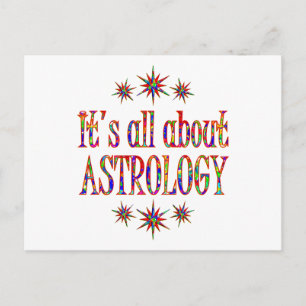 CARTÃO POSTAL ASTROLOGIA