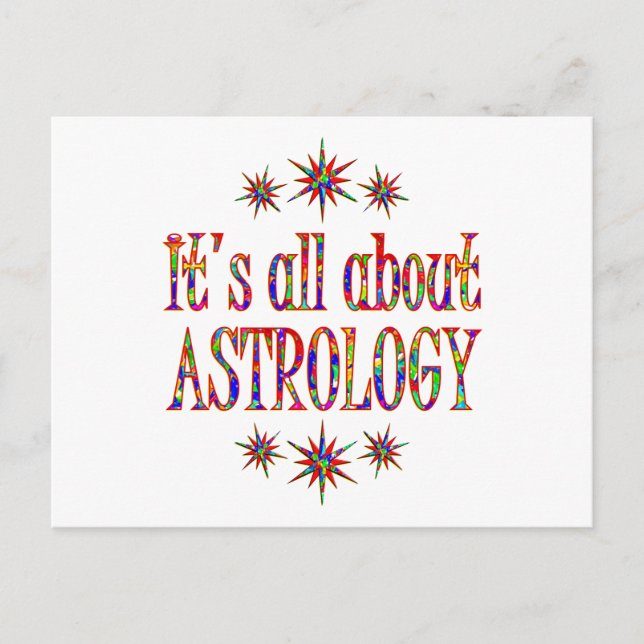 CARTÃO POSTAL ASTROLOGIA (Frente)