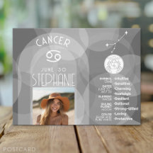 Astrologia Câncer Signo do Zodíaco Foto Aniversári