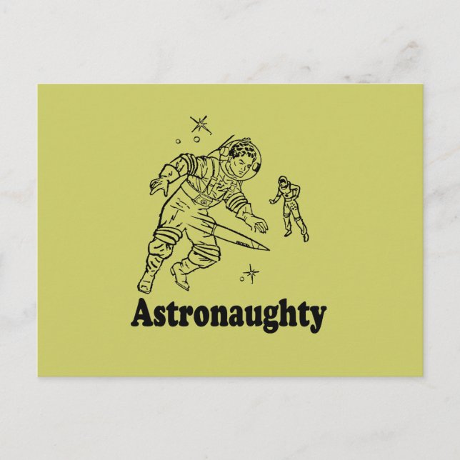 CARTÃO POSTAL ASTRONAUGHTY (Frente)