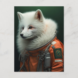 Cartão Postal Astronaunt Fox