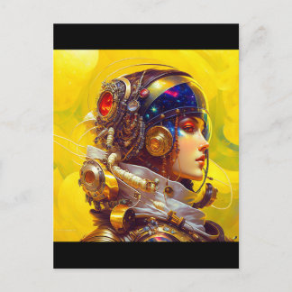 Cartão Postal Astronaut Postkarte