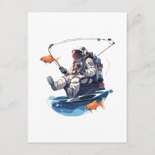 Cartão Postal astronauta
