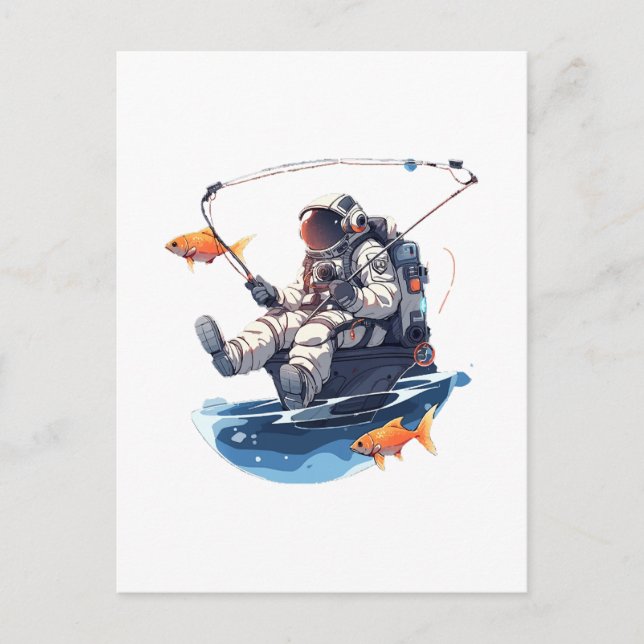 Cartão Postal astronauta (Frente)