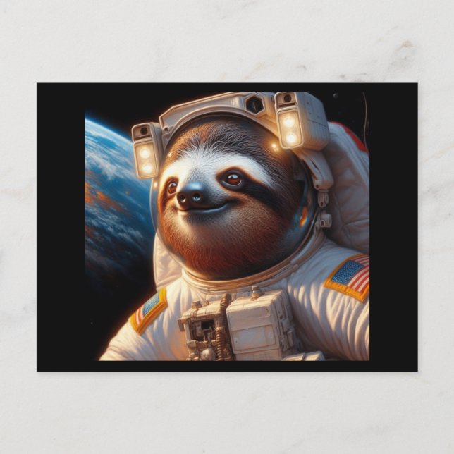 Cartão Postal Astronauta de Lama (Frente)