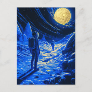 Cartão Postal Astronauta feminino