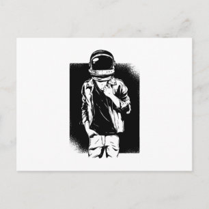 Cartão Postal Astronauta Rock