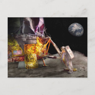Cartão Postal Astronauta - Um pequeno passo