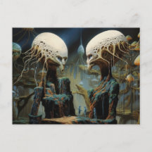 Astronautas Perdidos Na Paisagem Da Alienígena Do 