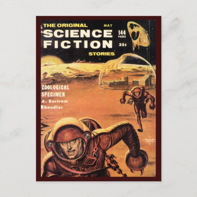 Cartão Postal Astronautas retrorreflectores em perigo (Frente)