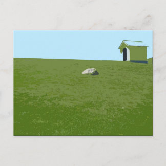 Cartão Postal At the foot of Montauk Point Lighthouse