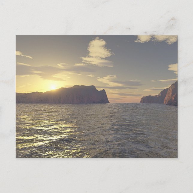 Cartão Postal at world's end (Frente)