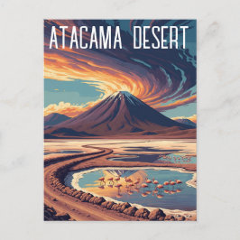 Cartão Postal Atacama Desert Chile