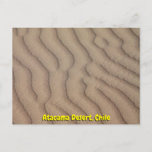 Cartão Postal Atacama Desert e ondulação