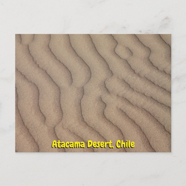 Cartão Postal Atacama Desert e ondulação (Frente)