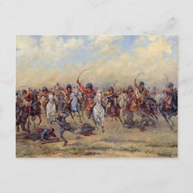 Cartão Postal Ataque da "Divisão Salva" (Frente)