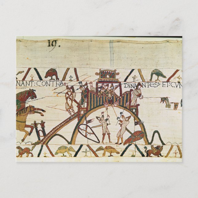 Cartão Postal Ataque na cidade de Dinan (Frente)