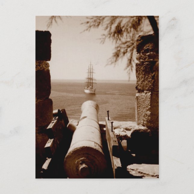 Cartão Postal Ataque Pirata (Frente)