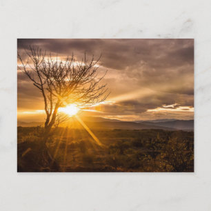 Cartão Postal Atardecer en el desierto Tatacoa