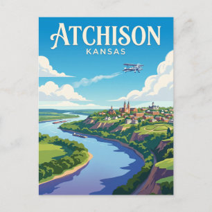 Cartão Postal Atchison Kansas