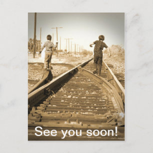 Cartão Postal Até logo!