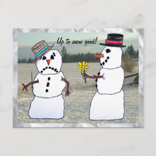 Cartão Postal Até nevar bem