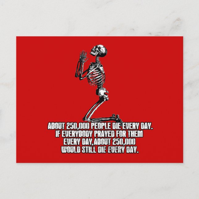 Cartão Postal Ateísta (Frente)