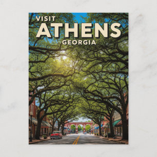 Cartão Postal Athens Georgia Viagem
