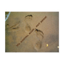 Atiramos Areia Não Neve - Pegadas na Areia