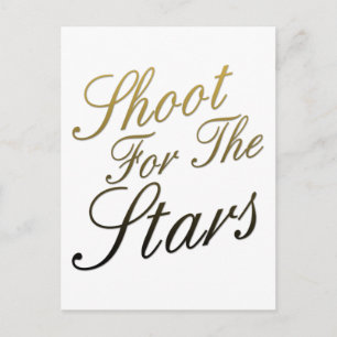 Cartão Postal Atirar Nas Estrelas