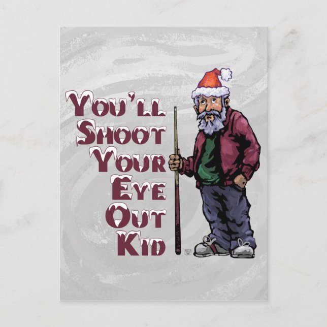 Cartão Postal Atire No Olho (Frente)