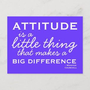Cartão Postal Atitude - Cartão-postal motivacional