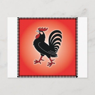 Cartão Postal Atitude de Rooster
