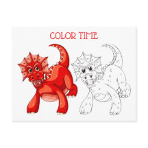 Atividade De Coloração Do Dragão Laranja De Pêsseg