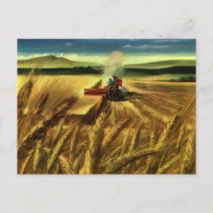 Cartão Postal Atividade De Fazenda Agrícola De Viagem, Agricult