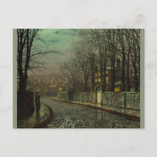 Cartão postal Atkinson Grimshaw Tryst CC0611