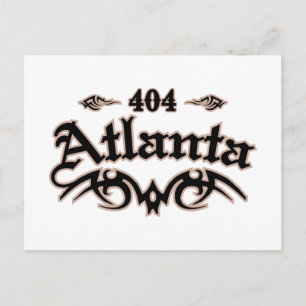 Cartão Postal Atlanta 404