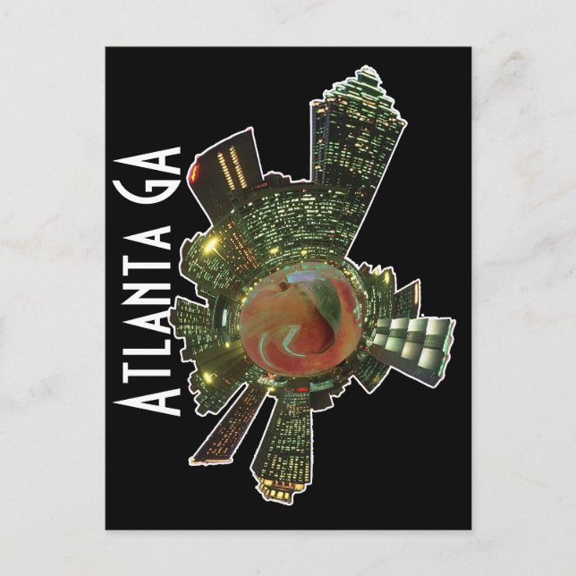 CARTÃO POSTAL ATLANTA GA (Frente)