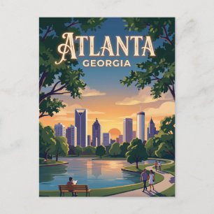 Cartão Postal Atlanta Geórgia