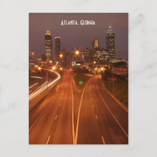 Cartão Postal Atlanta Georgia no Cartão-postal Dusk